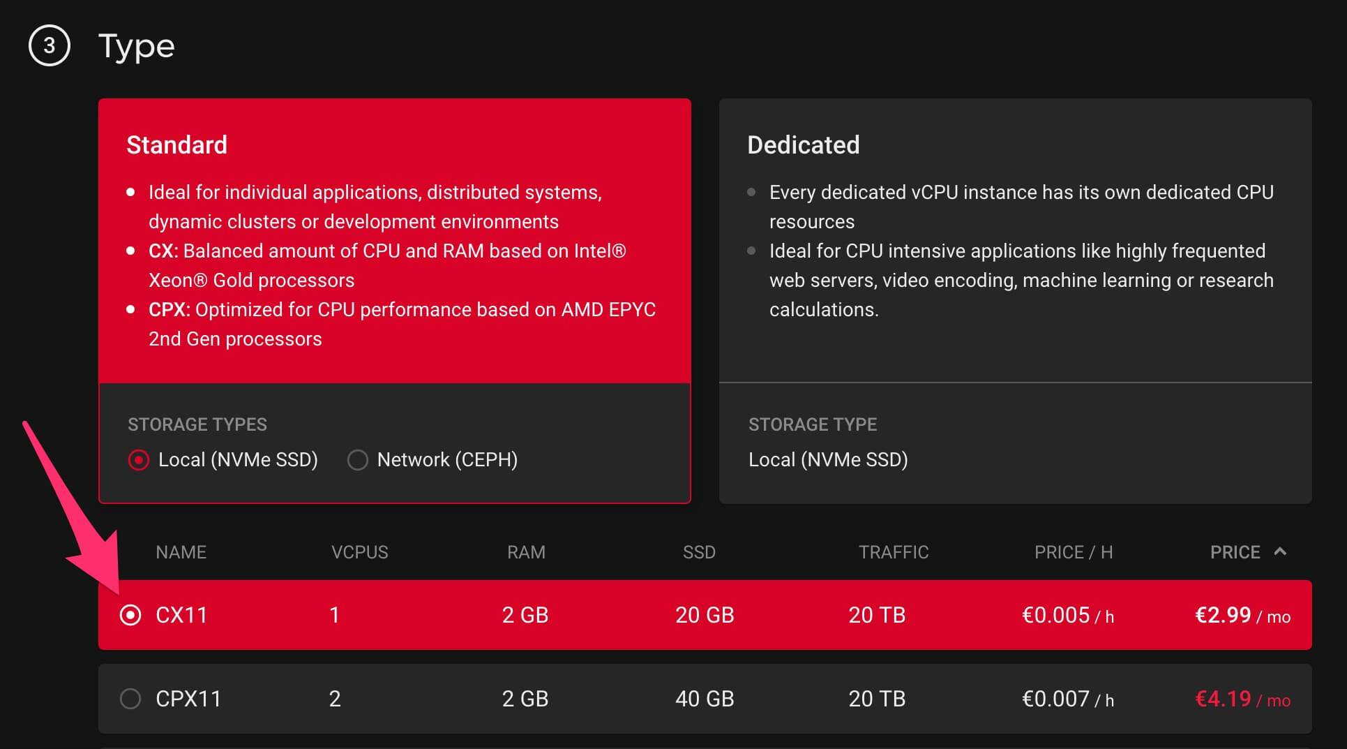 Server resources