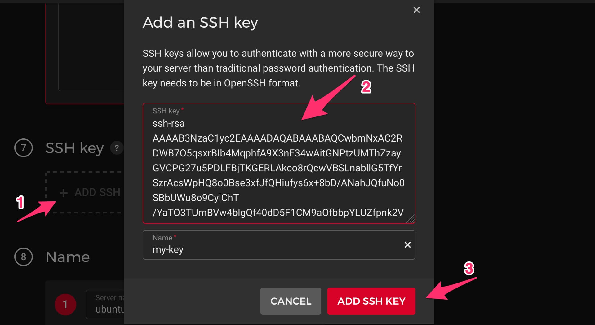 SSH access
