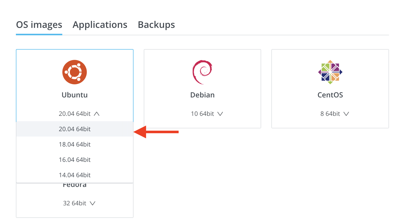 Create Virtual Server