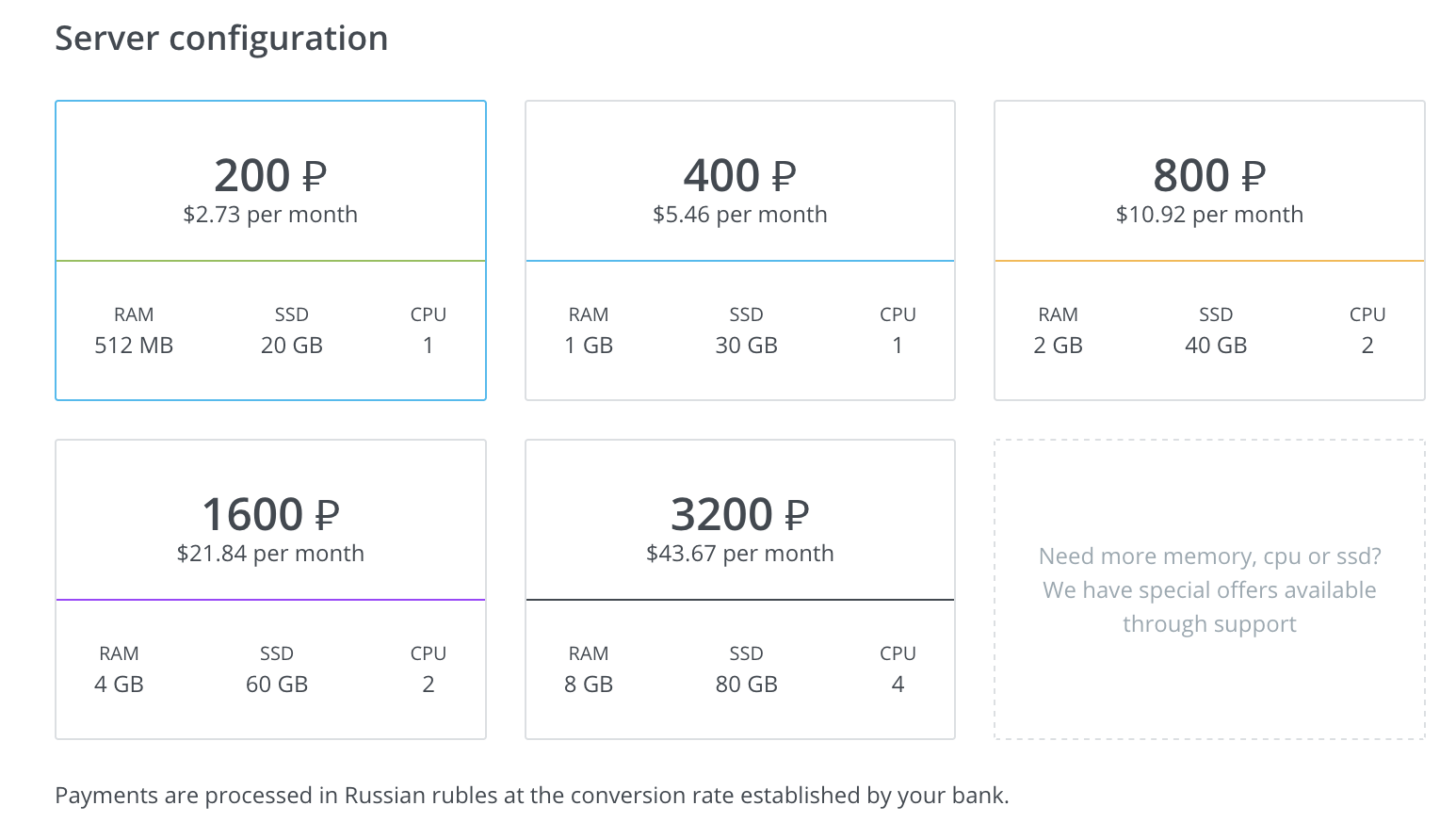 Server Configuration