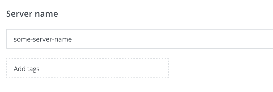 Server Name